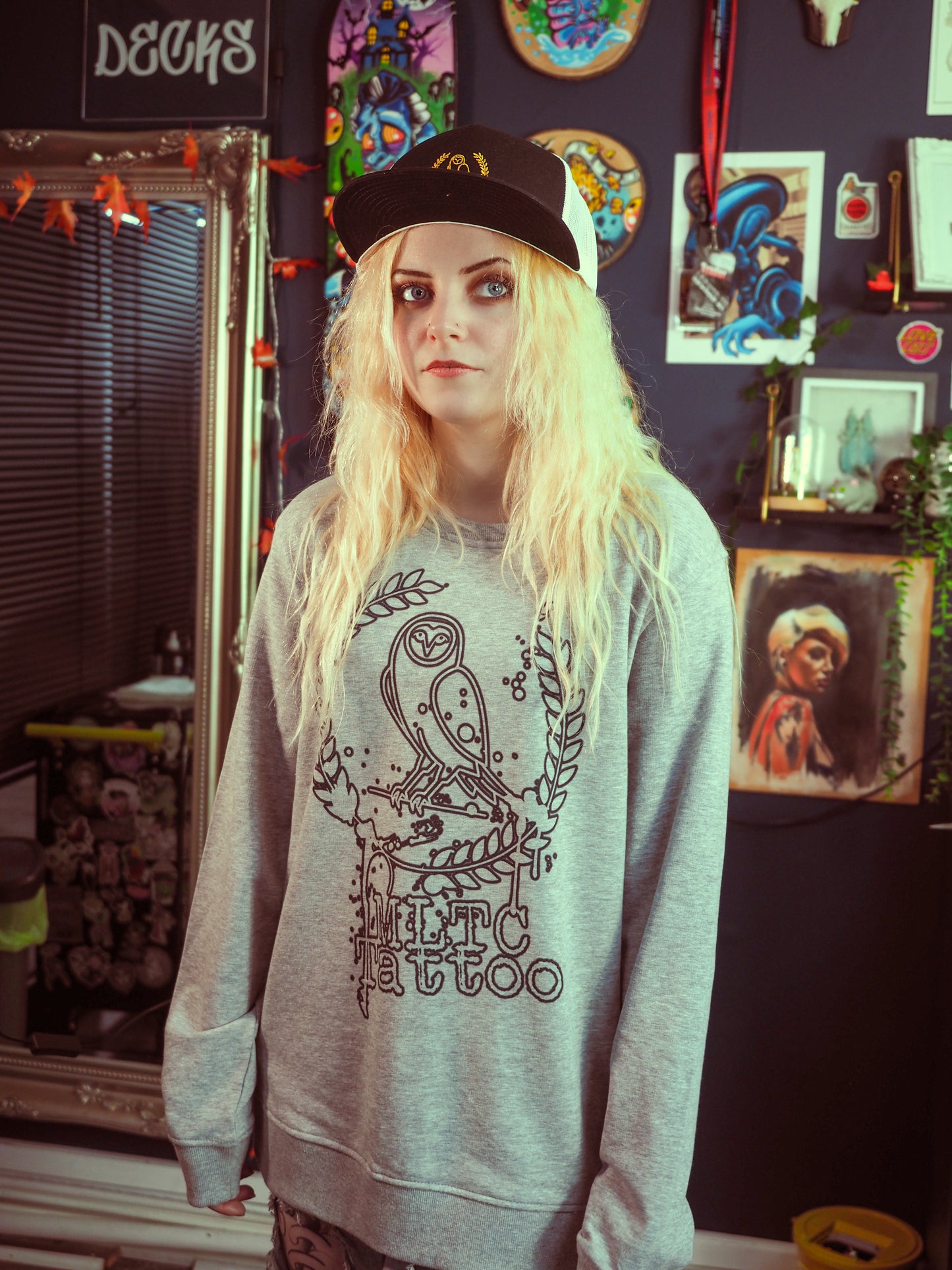 Minerva Ink Splatter Sweatshirt