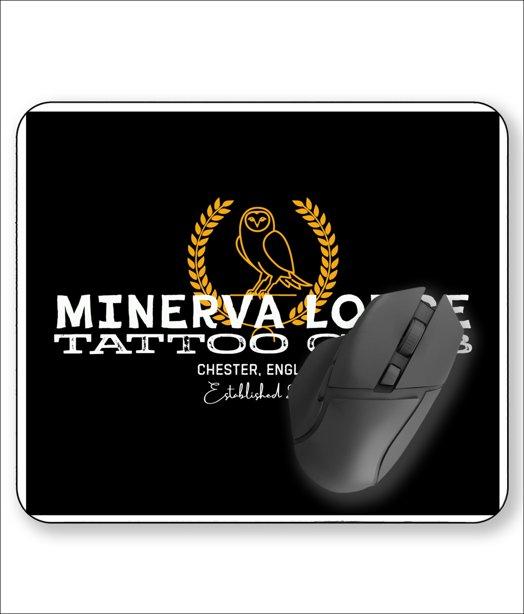 Minerva Lodge classic logo mouse mat