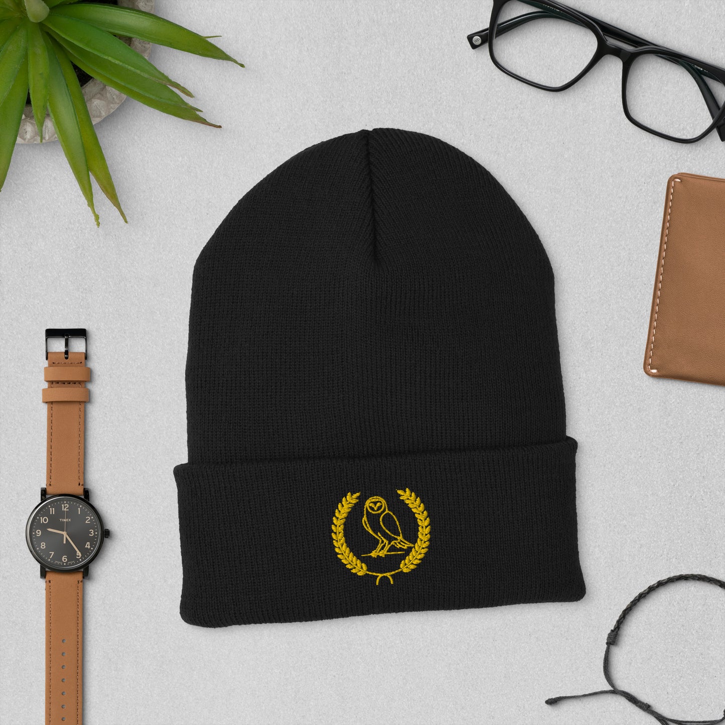 Minerva Classic Logo Cuffed Beanie